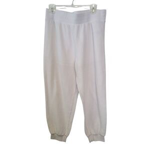 Wesley White Thermal Jogger Pants Size Large